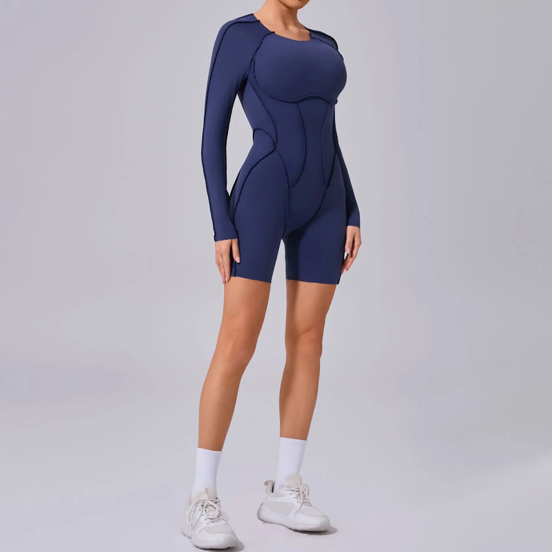 Backless Sports Jumpsuit