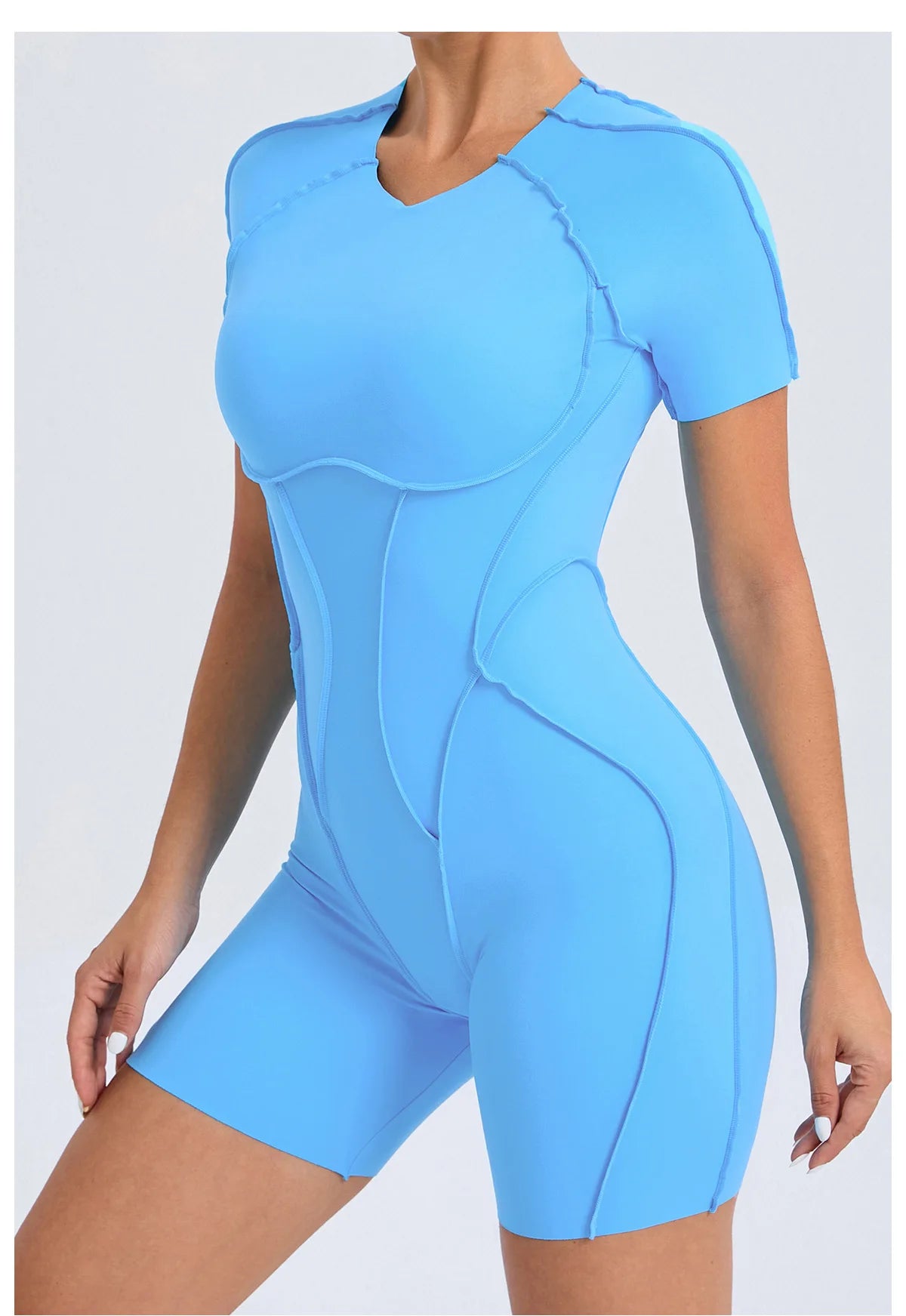 Backless Sports Jumpsuit