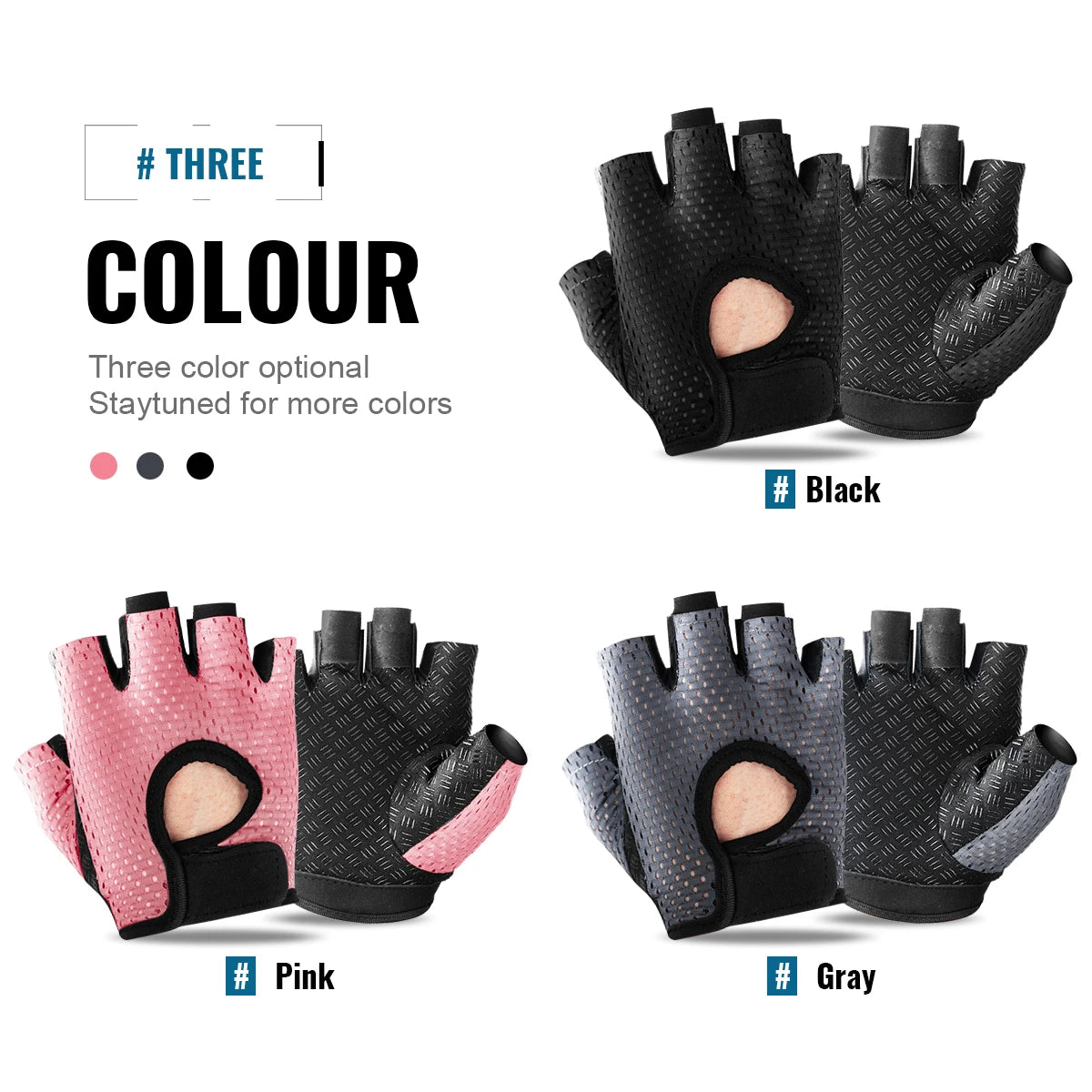 Half-Finger Breathable Training Gloves