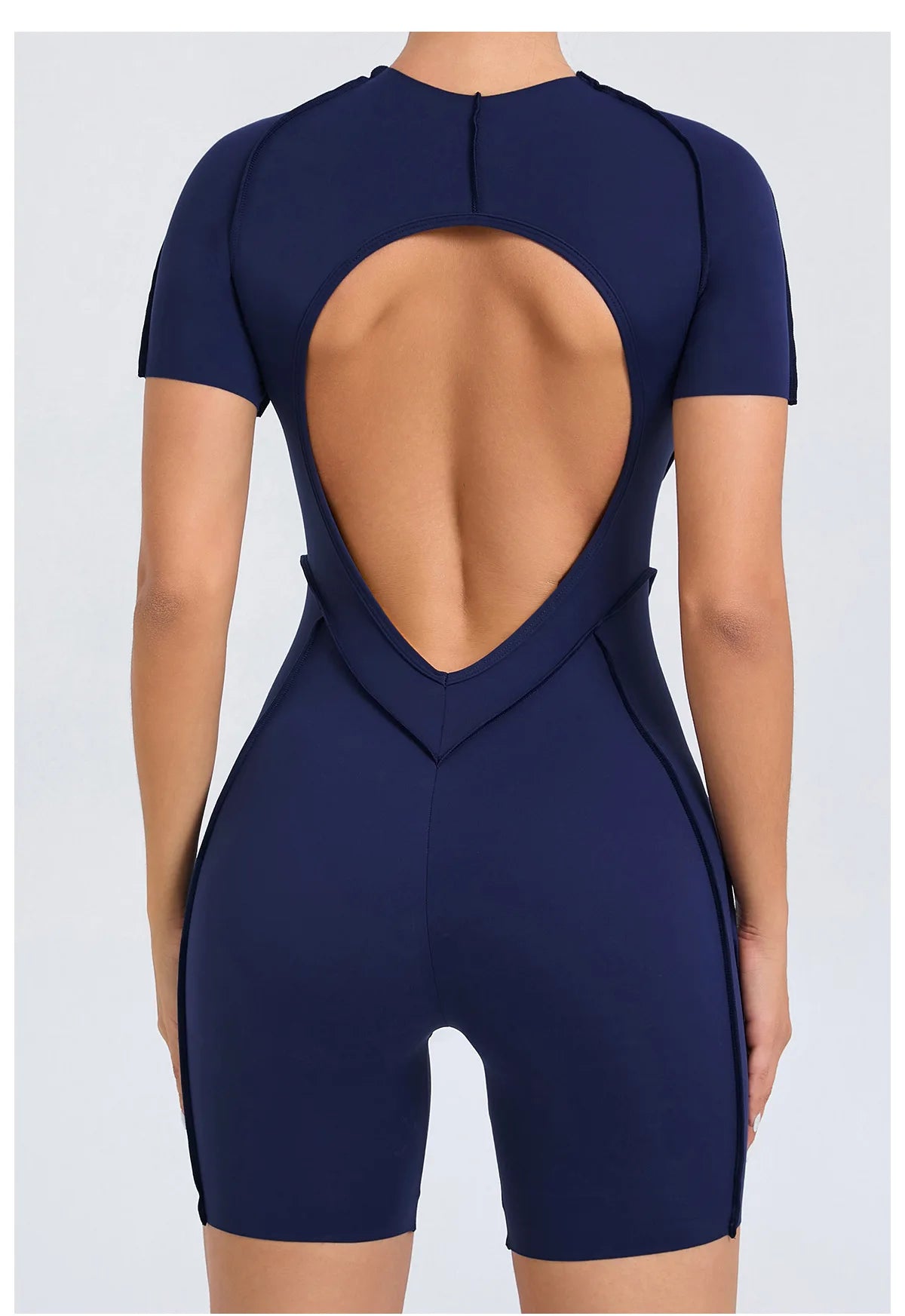 Backless Sports Jumpsuit