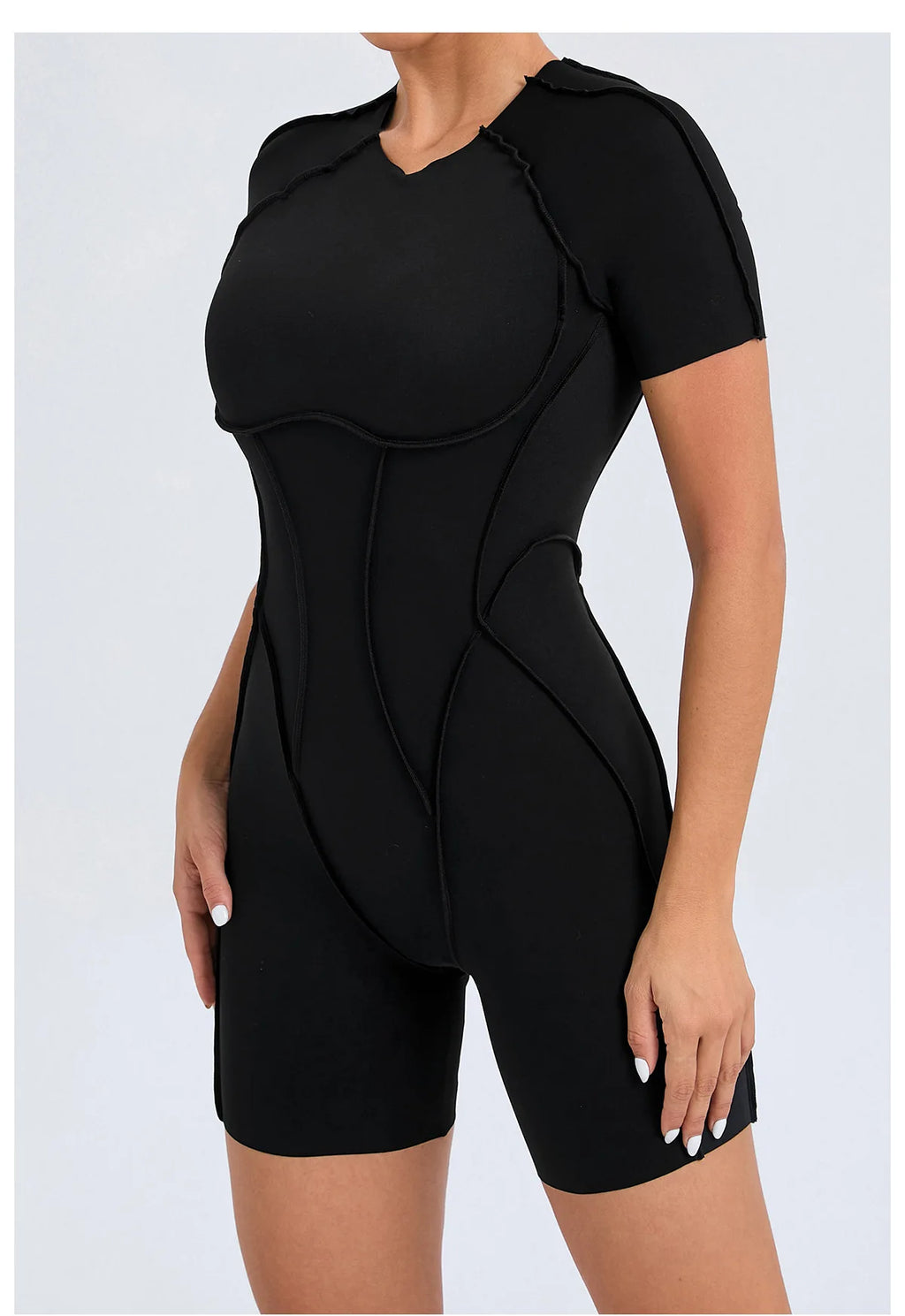 Backless Sports Jumpsuit