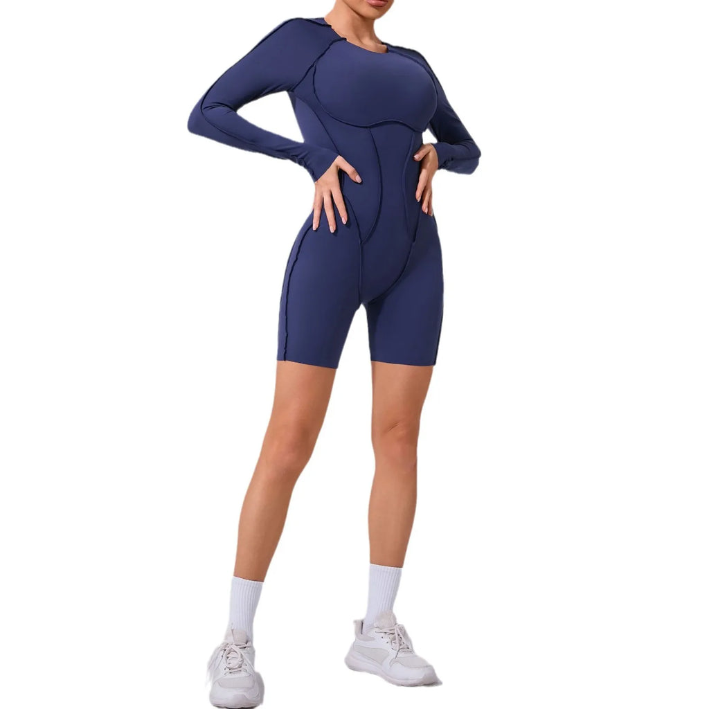 Backless Sports Jumpsuit